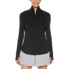 Coolibar - UV Vest with Quarter Zip for women - Arabella - Diamond Jacquard - Black