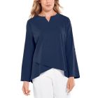 Coolibar - UV Tunic Top for women - Santa Barbara - Solid - Navy