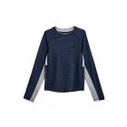 Coolibar - UV Rashguard for boys - Ultimate - Line Texture - Navy