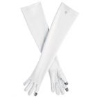 Coolibar - UV resistant gloves with long sleeve for adults - Culebra - White