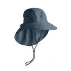 Coolibar - UV cap with neck and ear protection for men and women - dark blue