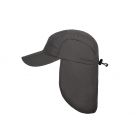 Hatland - Cooling UV Sun cap with neck protection for men - Malcolm - Anthracite