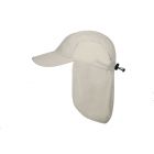 Hatland - Cooling UV Sun cap with neck protection for men - Malcolm - Putty