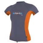 O'Neill - Girls' UV T-shirt - performance fit - dusk/papaya