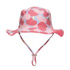 Snapper Rock - UV Reversible Bucket hat for kids - Apple Love
