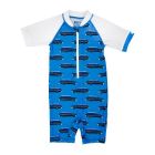 JUJA -  UV Swim suit for babies - short sleeves - Oldtimer - Lightblue