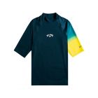 Billabong - UV Rashguard for men - Short sleeve - Contrast printed - Neon Yellow