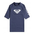 Roxy - UV Rashguard for girls - Whole Hearted - Short sleeve - Mood Indigo