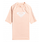 Roxy - UV Rashguard for girls - Whole Hearted - Short sleeve - UPF50 - Tropical Peach