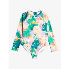 	 Name Roxy - Swim Suit girls - Paradisiac Island - Long sleeve - Mint Tropical Trails