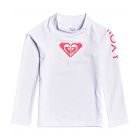 Roxy - UV Swim shirt for little girls - Longsleeve - Whole Hearted - Bright White