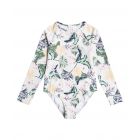 Roxy - UV Batingsuit for teen girls - Longsleeve - Lovely Senorita - Bright White