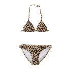 JUJA - UV Bikini for girls - Wild Leopard print - Brown