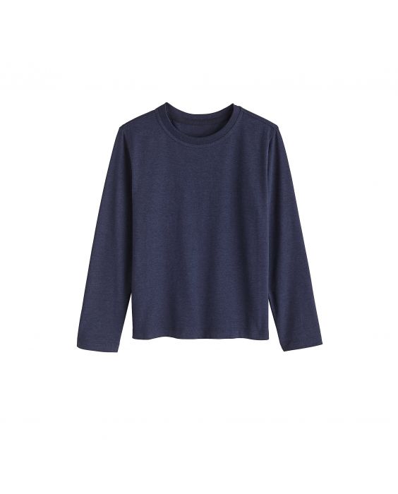 Coolibar - UV shirt for children longsleeve - Midnight blue - Front