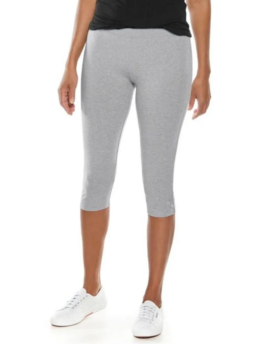 Coolibar - UV capris for ladies - grey