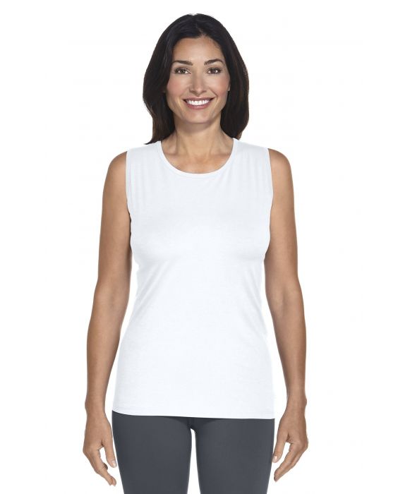 Coolibar - UV Basic Tank - white
