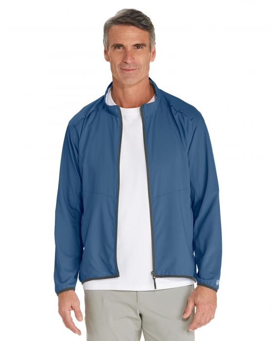 Coolibar - Packable Sunblock Jacket for men - Arcadia - Navy