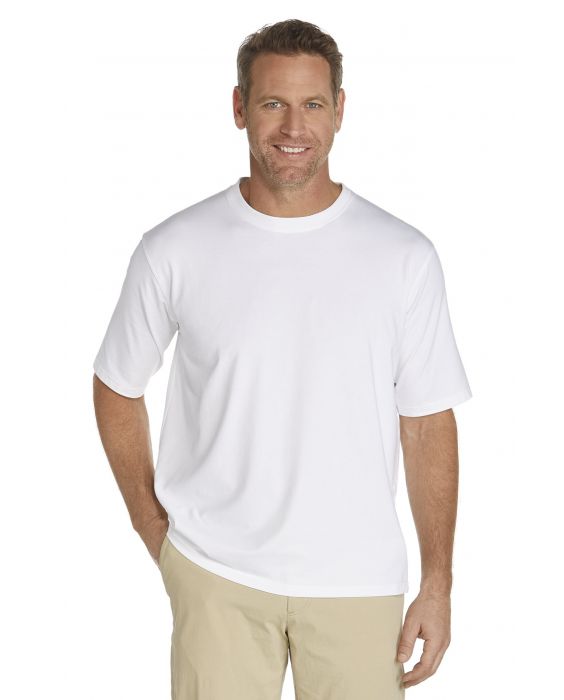 Coolibar - Short sleeve UV sport tee - white