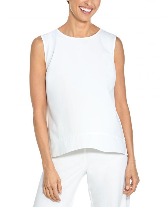 Coolibar - UV Tank Top for women - St. Tropez Swing - White