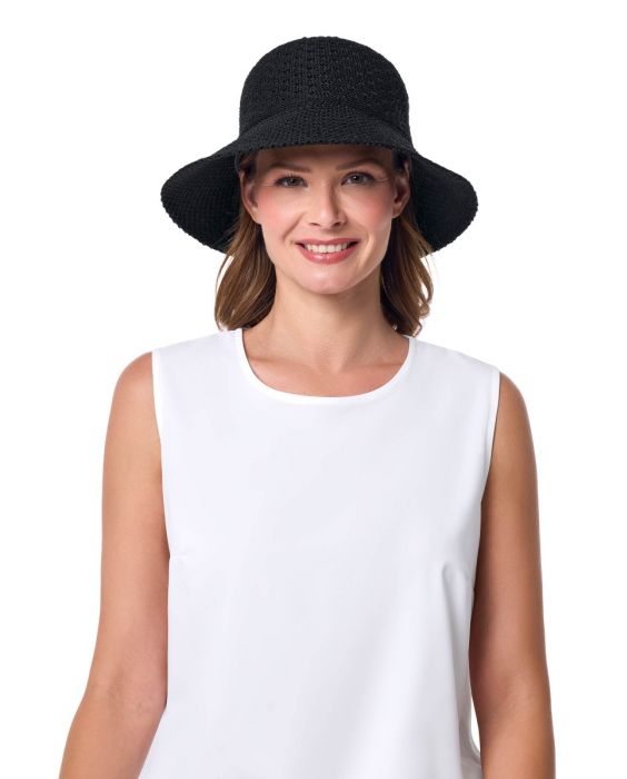 Coolibar - Marina Sun Hat- black