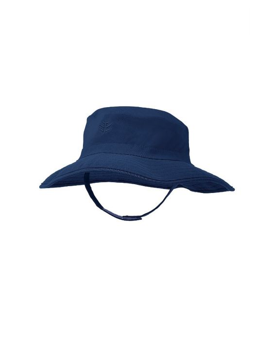 Coolibar - UV bucket hat for babies - Navy blue