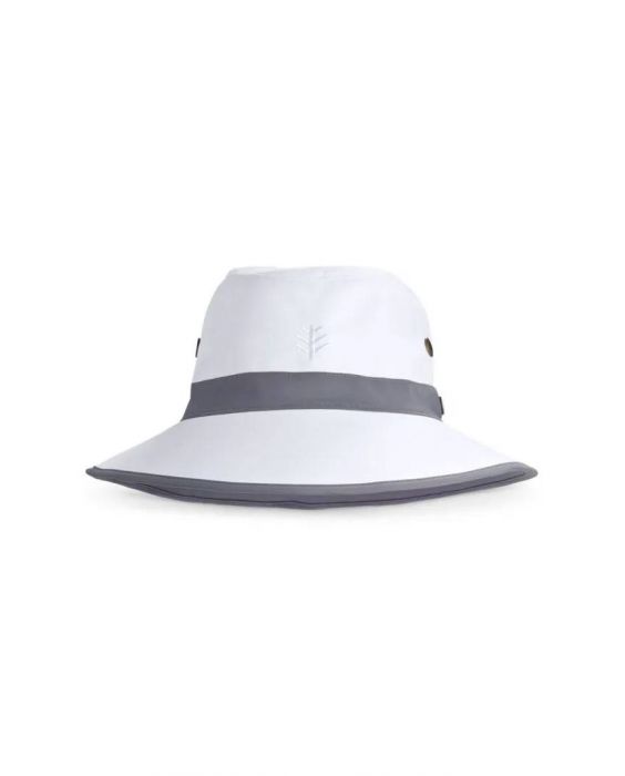 Coolibar - UV Golf Hat for adults - Matchplay - White/Carbon