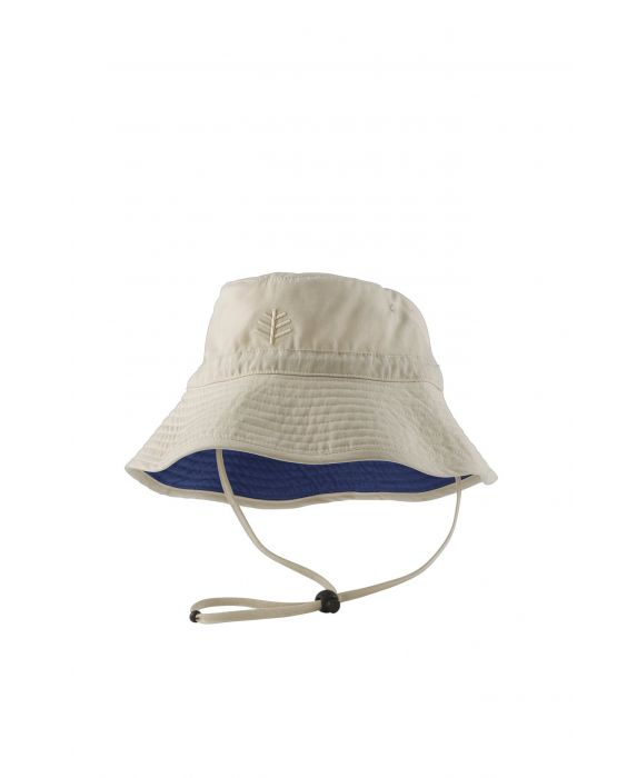 Coolibar - UPF 50+ Toddler Chin Strap Sun Hat- beige