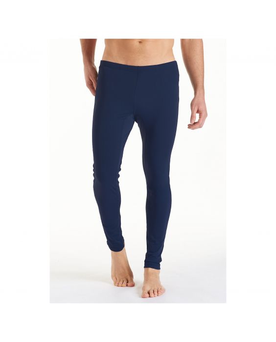 Coolibar - UV deep water swim tights for men - dark blue - Front