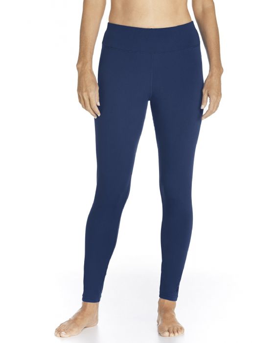 Coolibar - UV Swim Legging for women - Deep Water - Navy