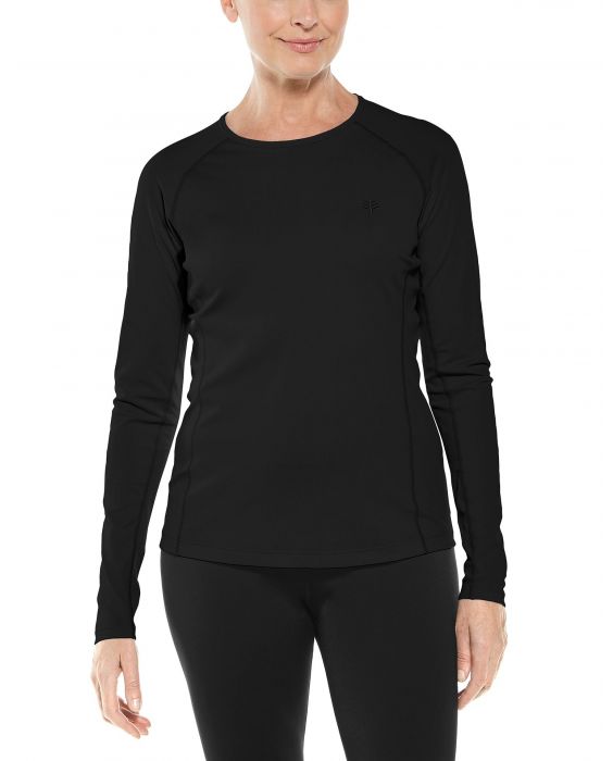 Coolibar - UV Swim Shirt for women - Longsleeve - Hightide - Black