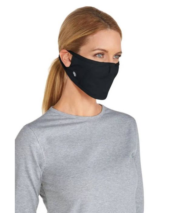 Coolibar - UV Mask for adults - Blackburn - Black