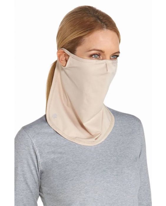 Coolibar - UV Face Mask for adults - Crestone - Beige