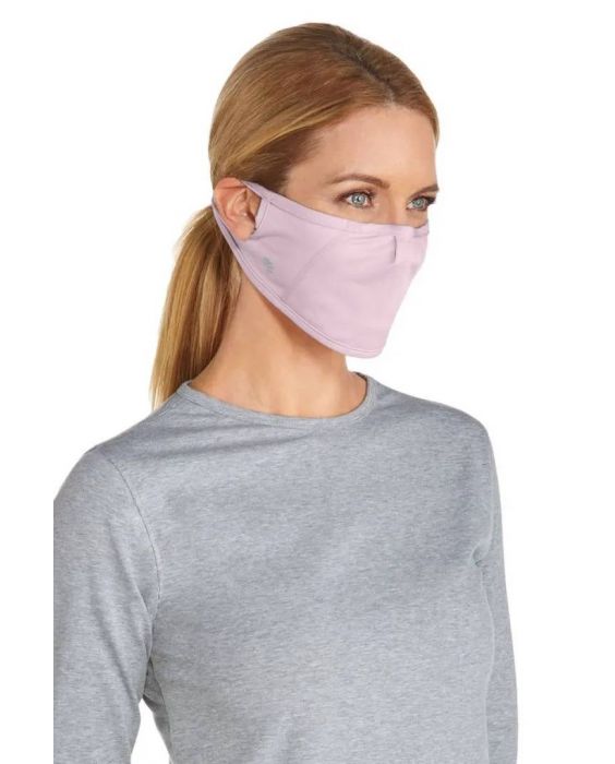 Coolibar - UV Mask for adults - Blackburn - Dusty Mauve