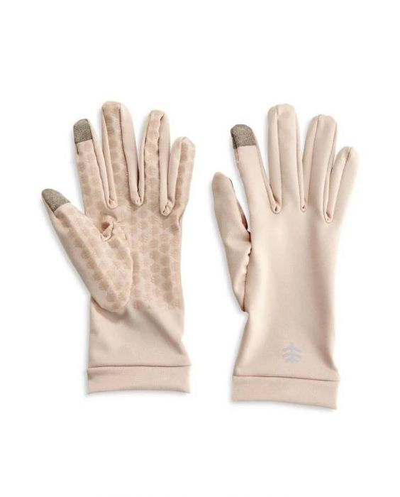Coolibar - UV Gloves for adults - Gannett - Beige