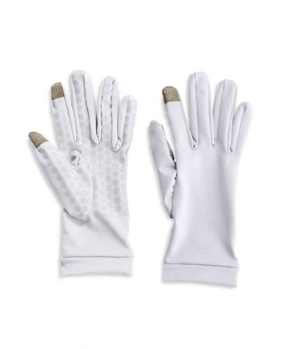Coolibar - UV Gloves for adults - Gannett - White 