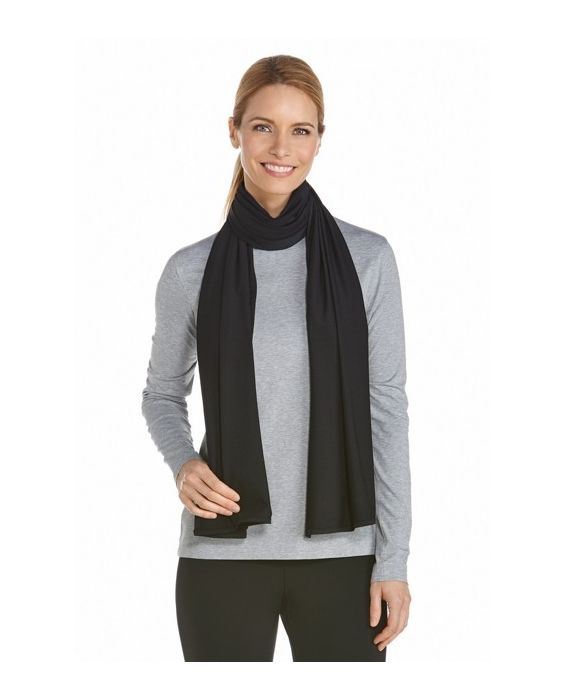 Coolibar - UV resistant sun scarf - Black