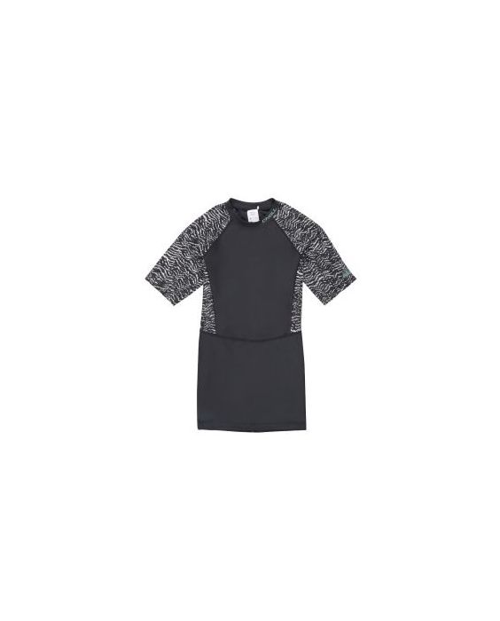 O'Neill - Women's long UV shirt - short sleeves - Mix - Black
