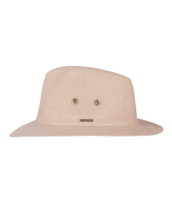 Hatland - UV Fedora hat for men - Yannick - Khaki