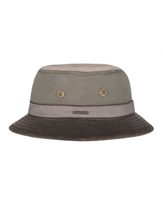 Hatland - UV Bucket hat for men - Yasser - Olivegreen