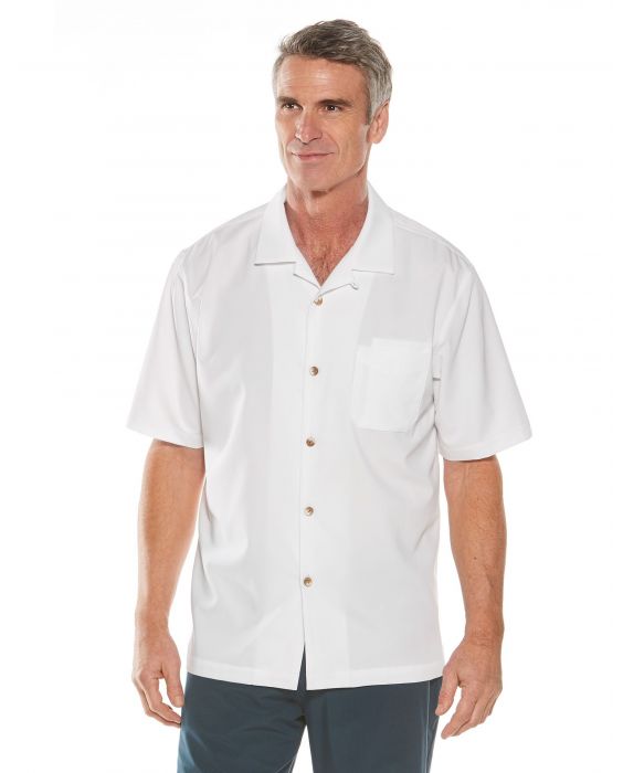 Coolibar - UV Shirt for men - Safari Camp - White