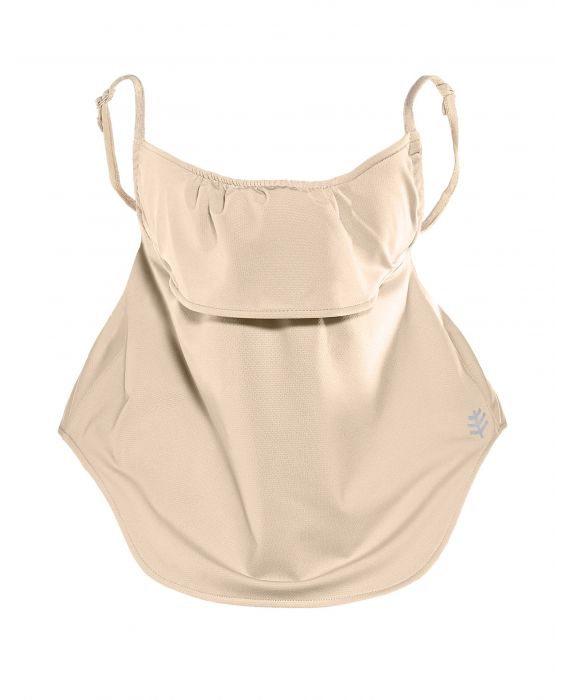 Coolibar - UV resistant Layered Mask for adults - Vermilion - Beige