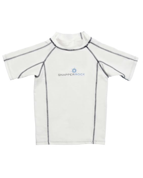 Snapper Rock - Short Sleeve Rash Top - White - 0
