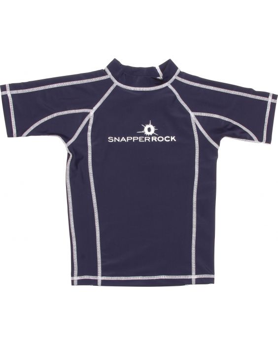 Snapper Rock - Short Sleeve Rash Top - Navy - 0