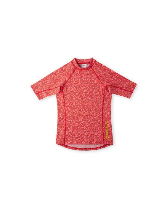 O'Neill - UV Shortsleeve skin for girls - All Over Print - Red