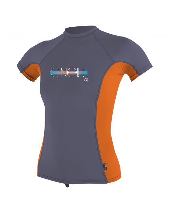O'Neill - Girls' UV T-shirt - performance fit - dusk/papaya - Front