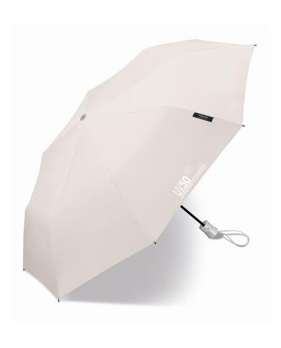 Happy Rain - Mini umbrella with UV protection - Automatic - Grey