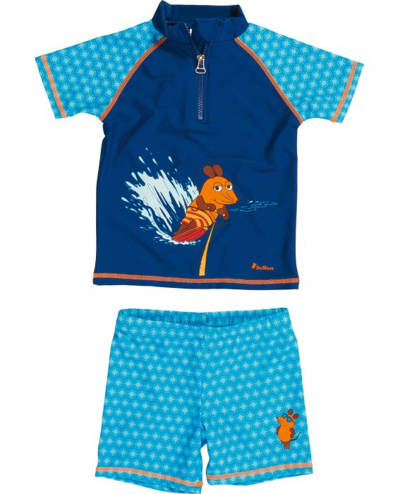 Playshoes - UV Swim Set Kids- Blue mouse - 900