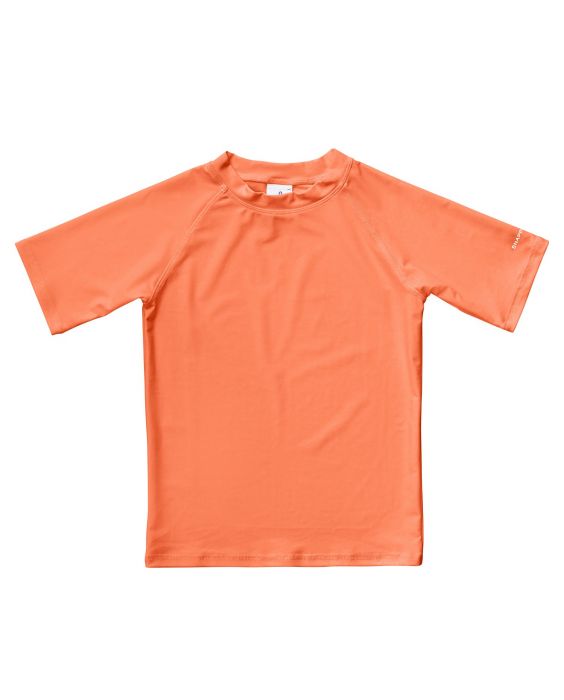 Snapper Rock - UV Rash top for kids - Short sleeve - Tangerine