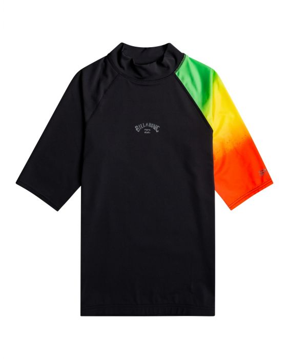 Billabong - UV Rashguard for men - Short sleeve - Contrast printed - Rasta