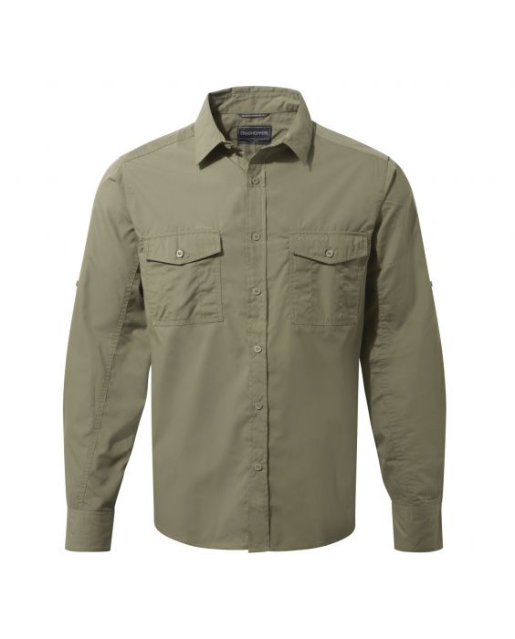 Craghoppers - UV Shirt for men - Longsleeve - Kiwi - Pebble